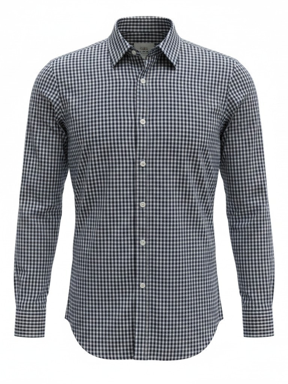 Ben Sherman Tailored Skinny Fit Check Button Up Shirt Men's 15.5 32/33 Cotton